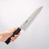 Higuchi Silver Steel No.3 Nashiji Kiritsuke Gyuto 210mm Black Pakka wood Handle - Seisuke Knife - Slide 5
