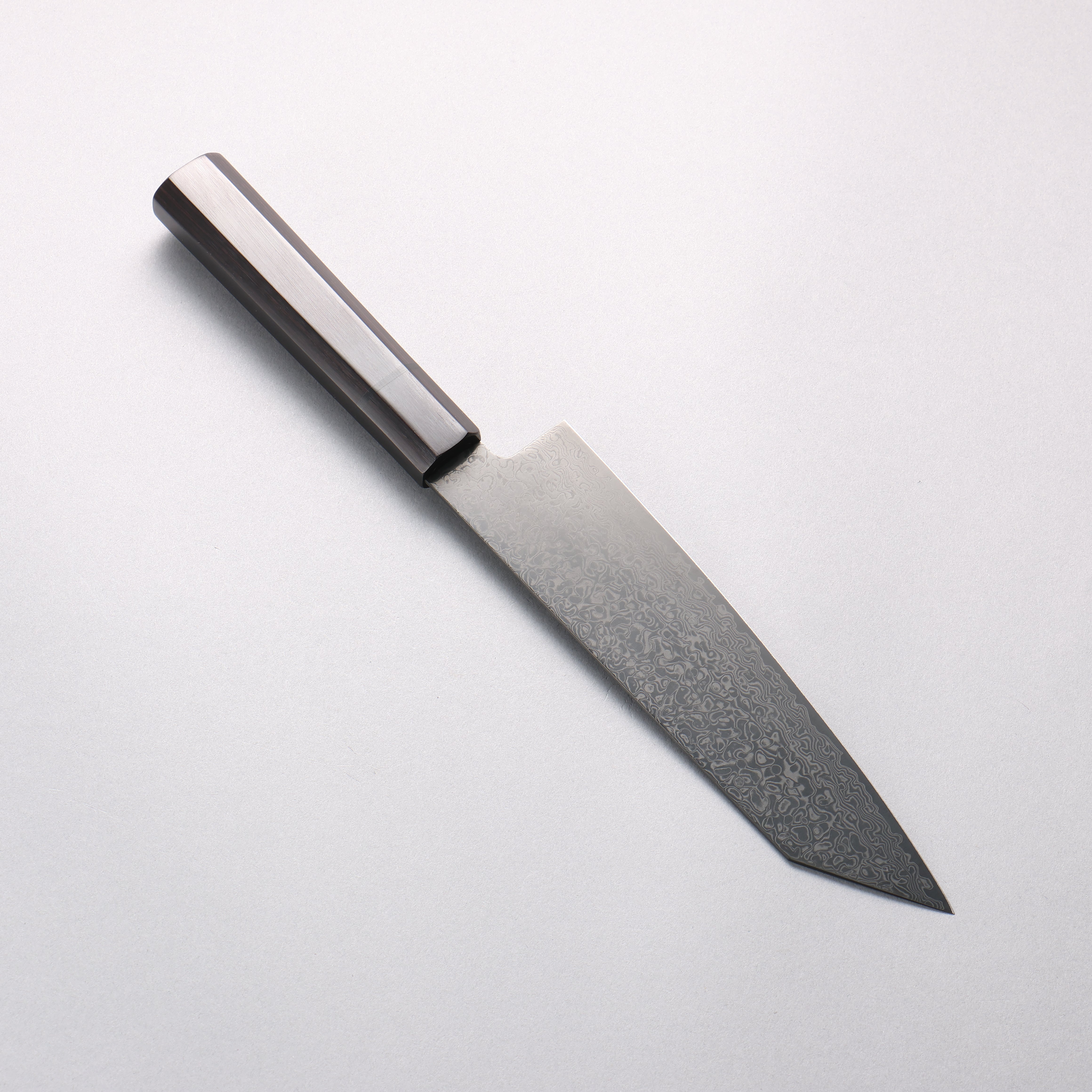 Seisuke Dark Horse SG2 Black Damascus Kiritsuke Santoku 180mm Black Pakka wood Handle - Seisuke Knife