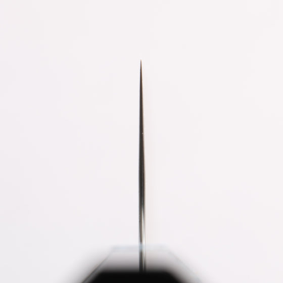 Yoshimi Kato SG2 Black Damascus Nakiri 165mm Ebony (ferrule: Blue Marble Resin) Handle - Seisuke Knife