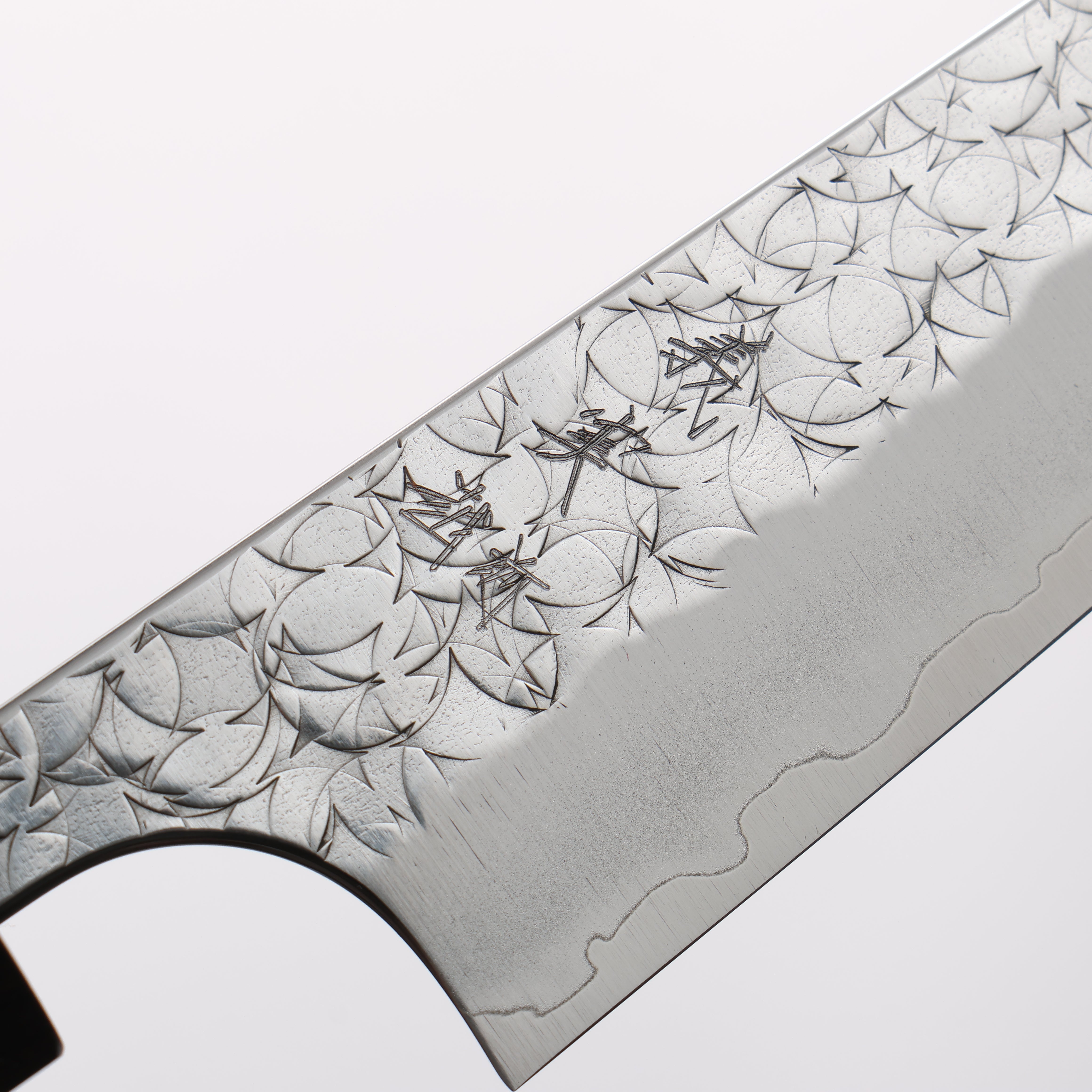 Yoshimi Kato Minamo SG2 Hammered Petty-Utility 120mm Ebony Wood(With White Ring) Handle - Seisuke Knife