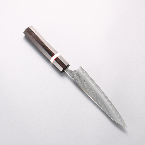 Yoshimi Kato Minamo SG2 Hammered Petty-Utility 150mm Ebony Wood(With White Ring) Handle - Seisuke Knife