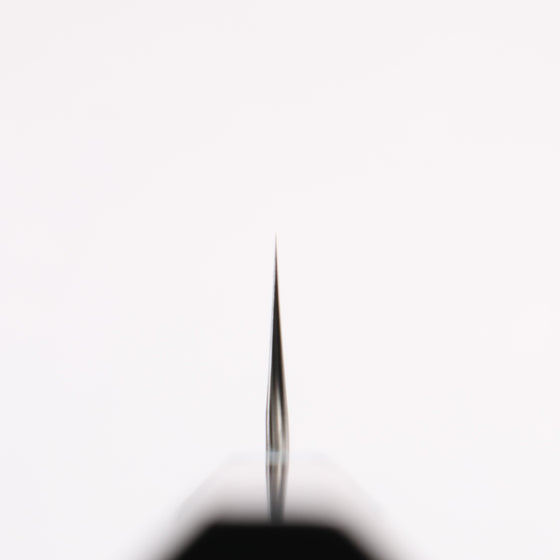 Yoshimi Kato Hyo SG2 Hammered Small Bunka 130mm Ebony (ferrule: Blue Marble Resin) Handle - Seisuke Knife