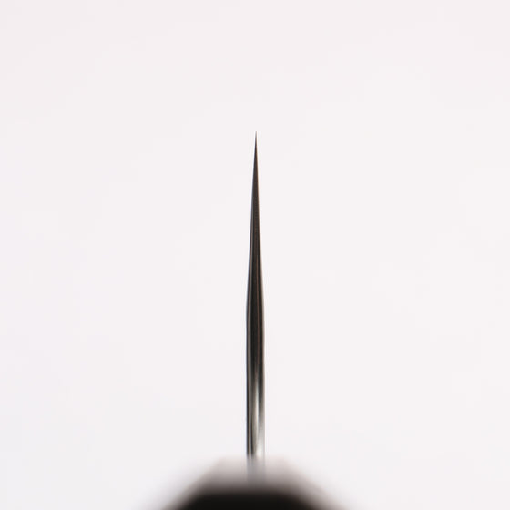 Yoshimi Kato Hyo SG2 Hammered Nakiri 165mm Burnt Chestnut (ferrule: Rosewood) Handle - Seisuke Knife
