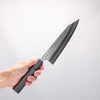 Yoshimi Kato Minamo SG2 Hammered Kiritsuke Gyuto 210mm Blue Stabilized Wood (With Red Ring) Handle - Seisuke Knife - Slide 4