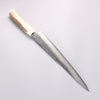 Sakai Takayuki VG10 33 Layer Damascus Sujihiki 240mm Cow Bone Handle with Sheath - Seisuke Knife - Slide 2