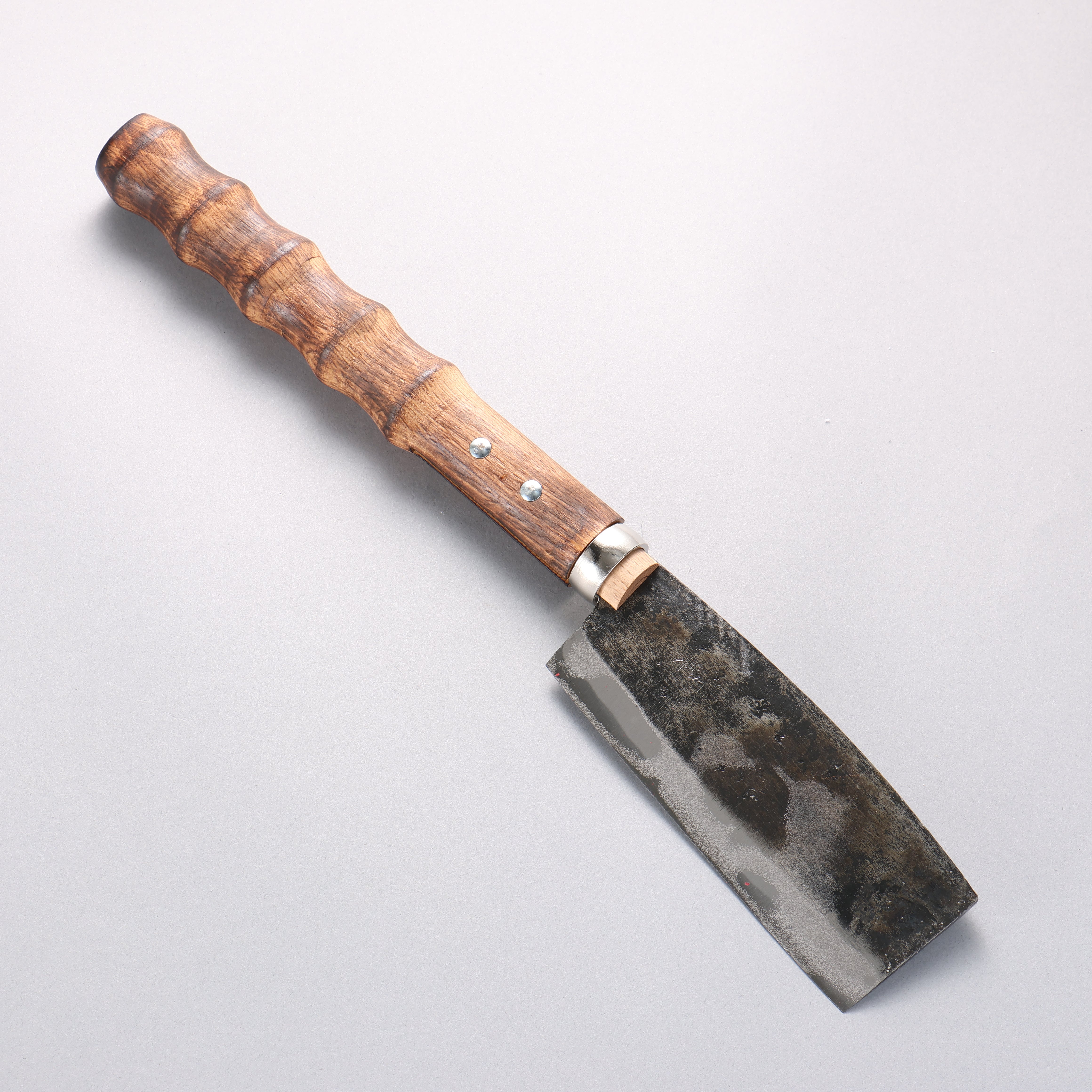 Sakai Takayuki Carbon Steel Black Finished Hashi-Nashi Nata Hatchet - Seisuke Knife