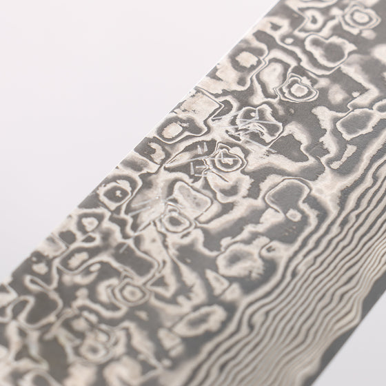 Takeshi Saji SG2 Black Damascus Sakimaru Sujihiki 240mm Black Gold Acrylic Handle - Seisuke Knife