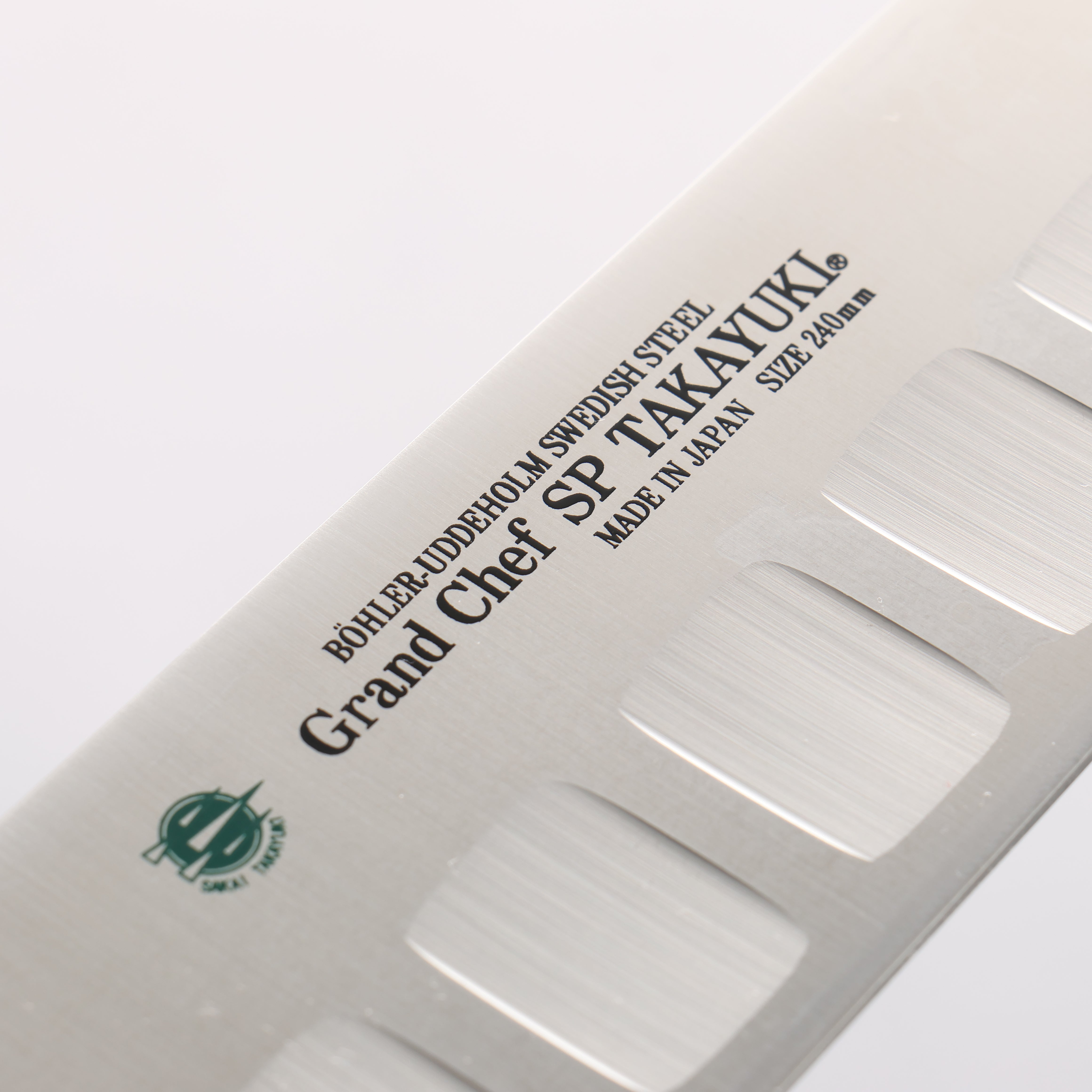 Sakai Takayuki Grand Chef SP Uddeholm Swedish stain-resistant steel Gyuto Salmon 240mm SP Type III (Pearl) Handle - Seisuke Knife