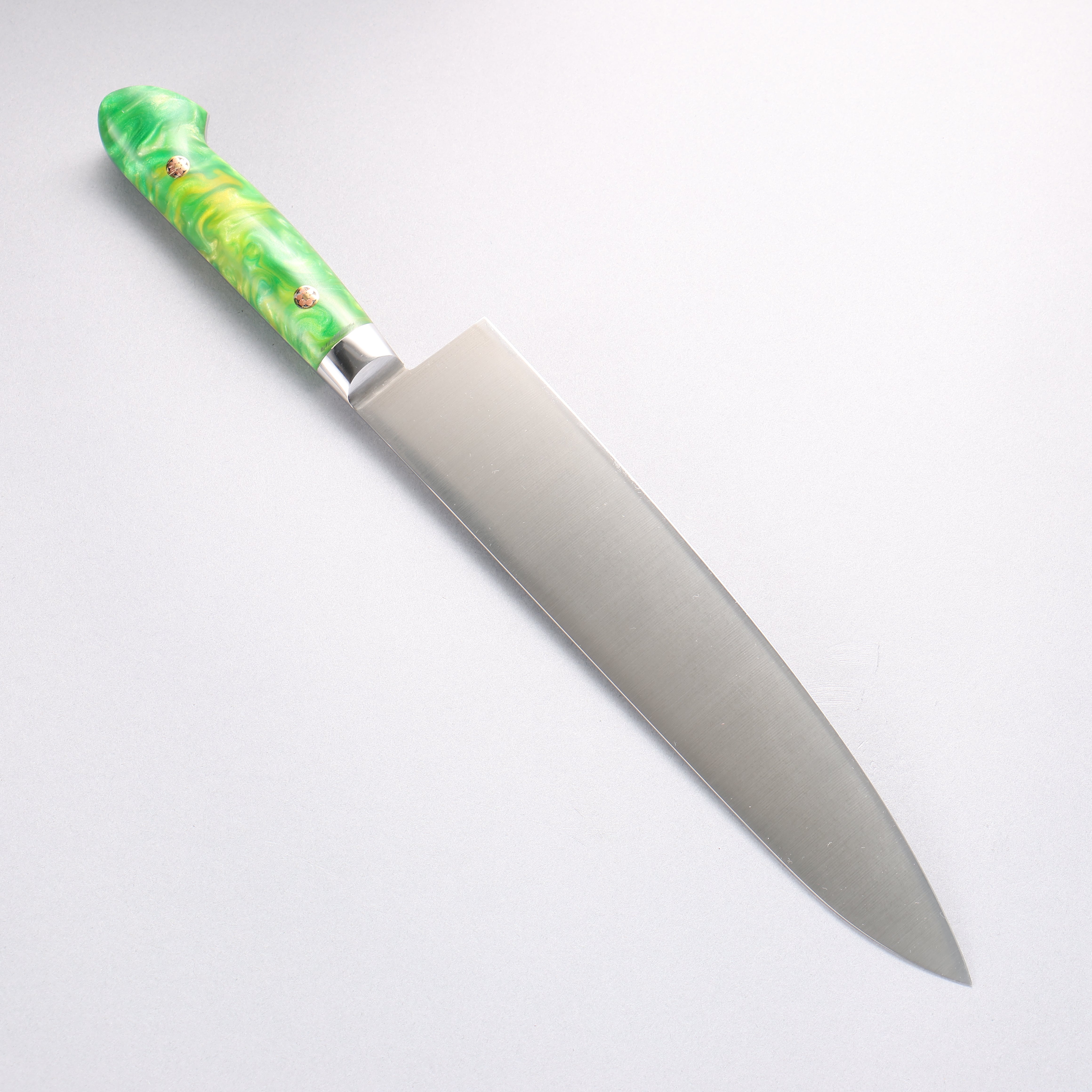 Sakai Takayuki Grand Chef SP Uddeholm Swedish stain-resistant steel Gyuto Salmon 240mm SP Type III (Jungle) Handle - Seisuke Knife