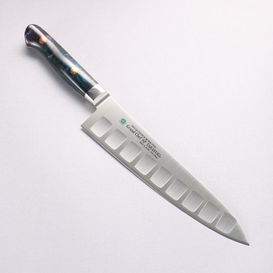 Sakai Takayuki Grand Chef SP Uddeholm Swedish stain-resistant steel Gyuto Salmon 210mm SP Type III (Galaxy) Handle - Seisuke Knife