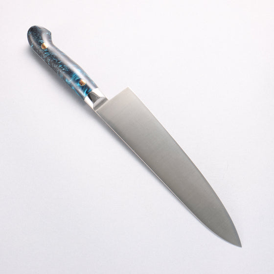 Sakai Takayuki Grand Chef SP Uddeholm Swedish stain-resistant steel Gyuto Salmon 210mm SP Type III (Ocean) Handle - Seisuke Knife