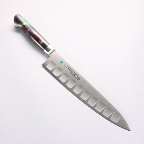 Sakai Takayuki Grand Chef SP Uddeholm Swedish stain-resistant steel Gyuto Salmon 240mm SP Type III (Galaxy) Handle - Seisuke Knife