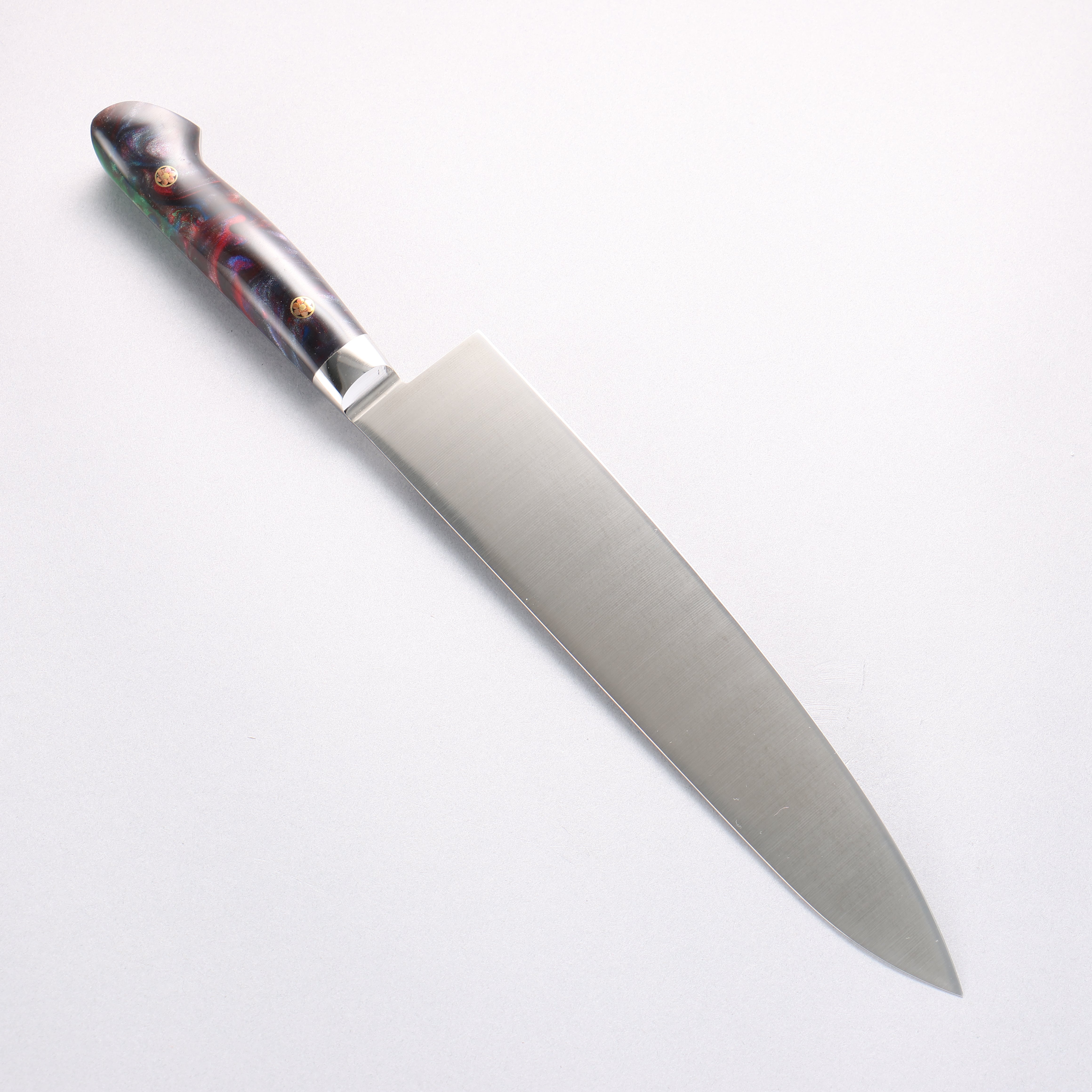 Sakai Takayuki Grand Chef SP Uddeholm Swedish stain-resistant steel Gyuto Salmon 240mm SP Type III (Galaxy) Handle - Seisuke Knife