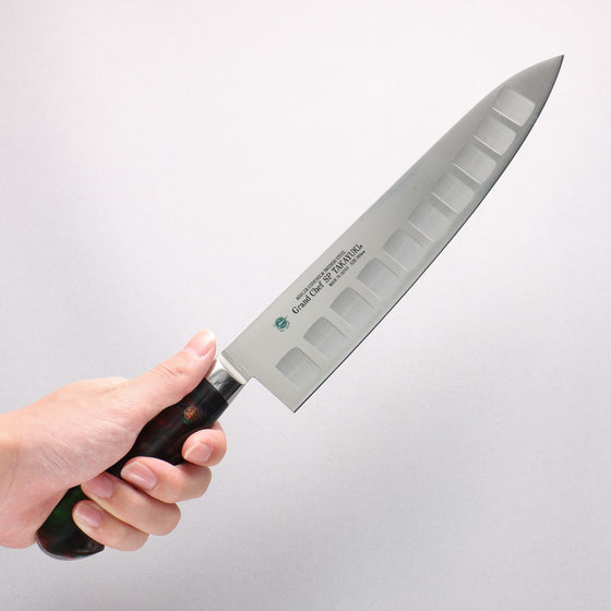 Sakai Takayuki Grand Chef SP Uddeholm Swedish stain-resistant steel Gyuto Salmon 240mm SP Type III (Galaxy) Handle - Seisuke Knife