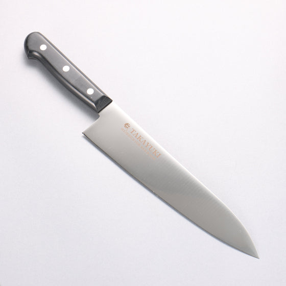 Sakai Takayuki Molybdenum Migaki Finished Gyuto 210mm Black PC(Plastic) Handle - Seisuke Knife