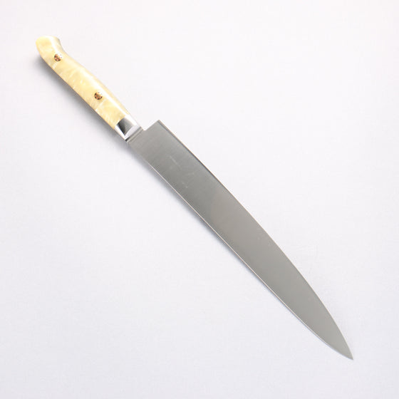 Sakai Takayuki Grand Chef SP Uddeholm Swedish stain-resistant steel Sujihiki Salmon 240mm SP Type III (Pearl) Handle - Seisuke Knife
