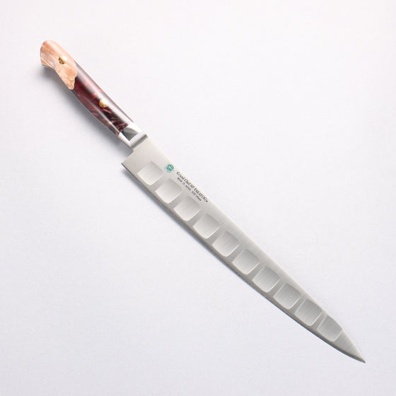 Sakai Takayuki Grand Chef SP Uddeholm Swedish stain-resistant steel Sujihiki Salmon 240mm SP Type III (Volcano) Handle - Seisuke Knife