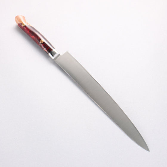 Sakai Takayuki Grand Chef SP Uddeholm Swedish stain-resistant steel Sujihiki Salmon 240mm SP Type III (Volcano) Handle - Seisuke Knife