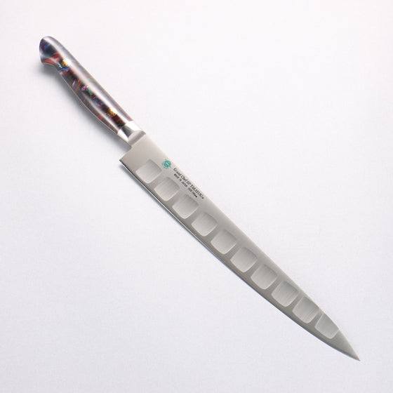Sakai Takayuki Grand Chef SP Uddeholm Swedish stain-resistant steel Sujihiki Salmon 240mm SP Type III (Galaxy) Handle - Seisuke Knife