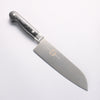 Sakai Takayuki Grand Chef Grand Chef Swedish Steel-stn Santoku 180mm Black Micarta Handle - Seisuke Knife - Slide 1
