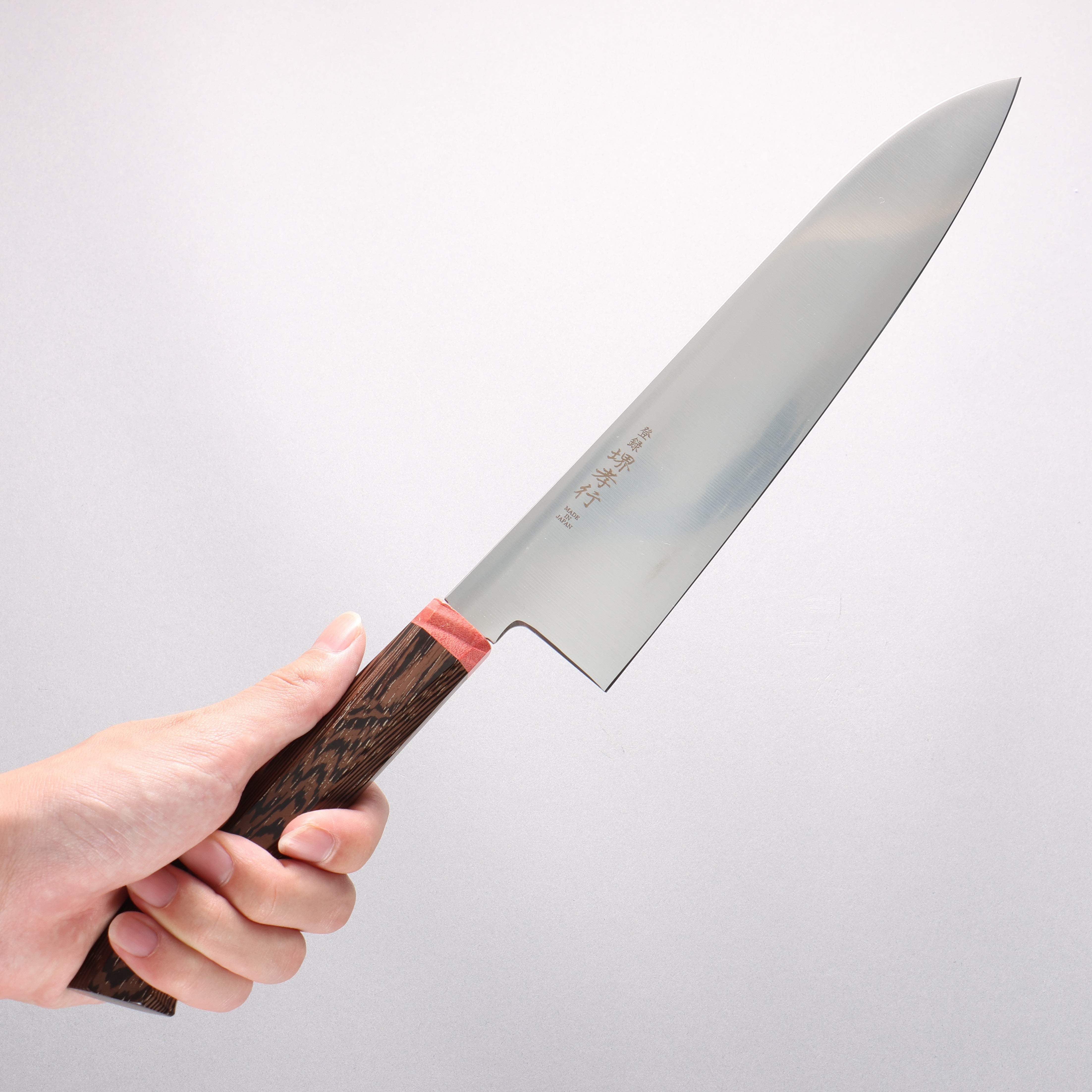 Sakai Takayuki Grand Chef Antares Swedish Steel-stn Sujihiki 240mm Wenge Handle - Seisuke Knife