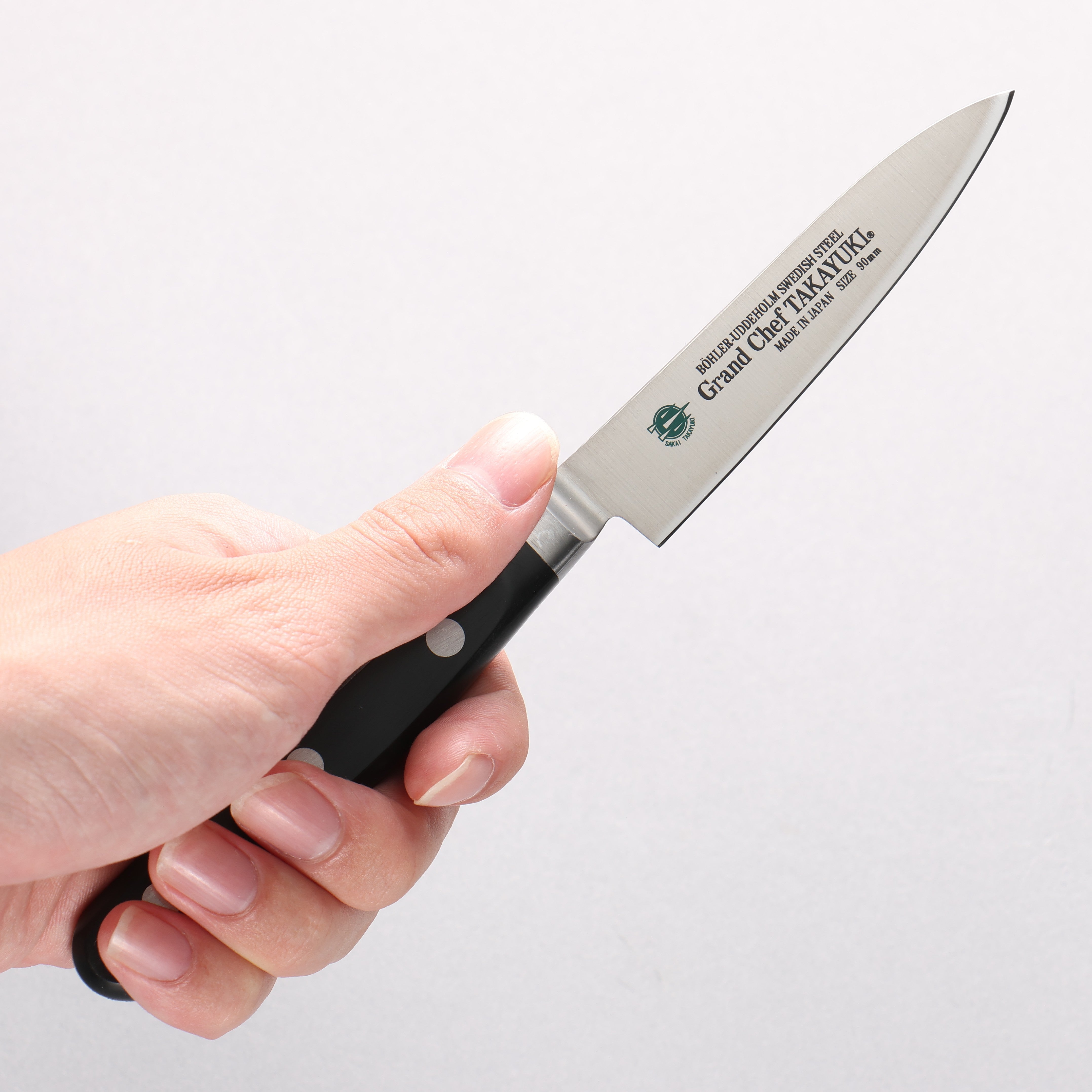 Sakai Takayuki Grand Chef Swedish Steel-stn Petty-Utility 90mm - Seisuke Knife