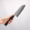 Makoto Kurosaki VG7 Damascus Santoku 170mm Ebony Wood Handle - Seisuke Knife - Slide 4