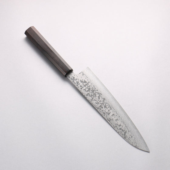 Makoto Kurosaki VG7 Damascus Gyuto 210mm Ebony Wood Handle - Seisuke Knife