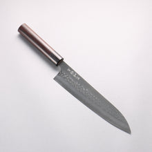 Makoto Kurosaki Coreless Hammered (Halfway) Gyuto 210mm Rosewood (Ferrule: Black Pakka Wood) Handle VG2/VG10 - Seisuke Knife