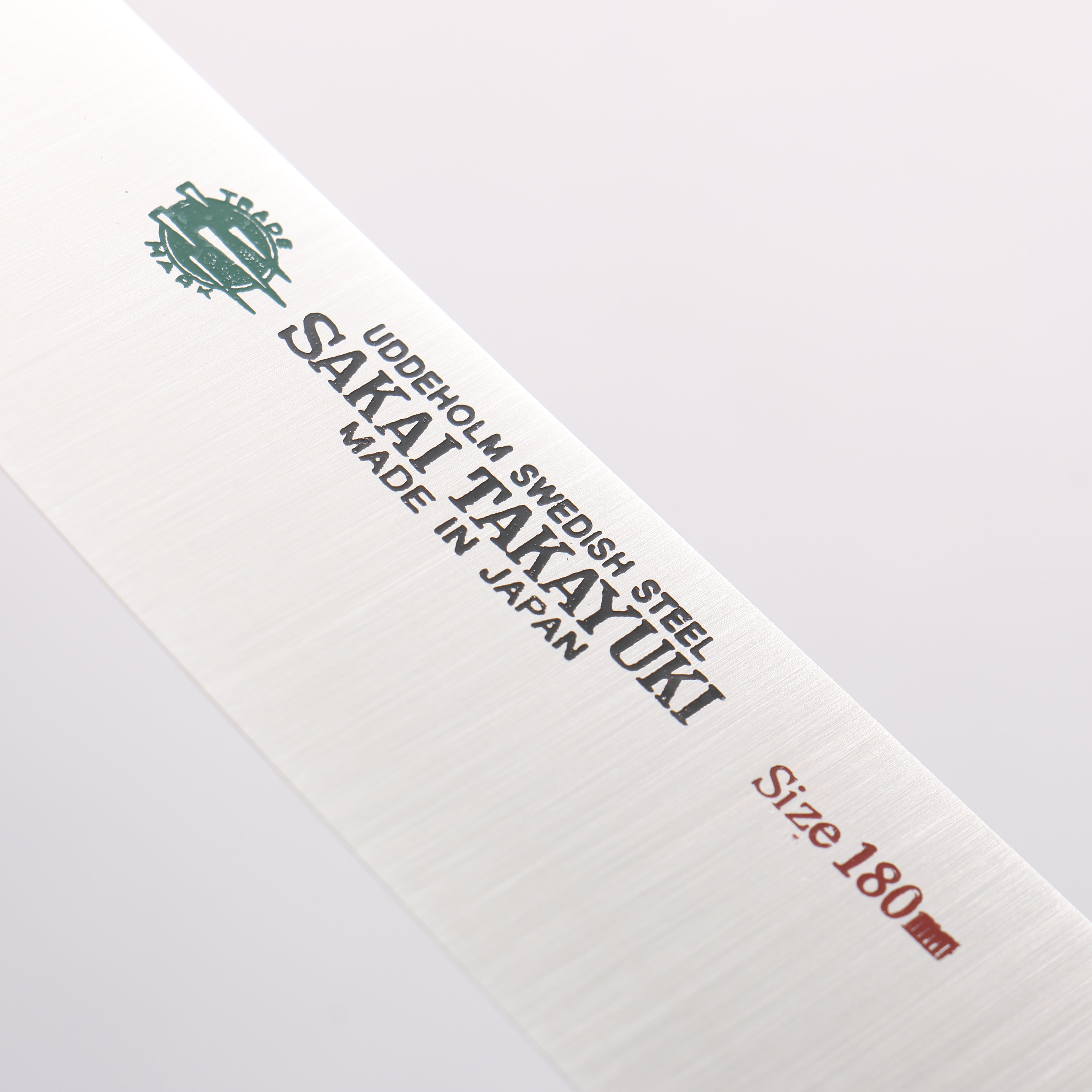 Sakai Takayuki Grand Chef Swedish Steel-stn Gyuto 180mm Black Pakka wood Handle - Seisuke Knife