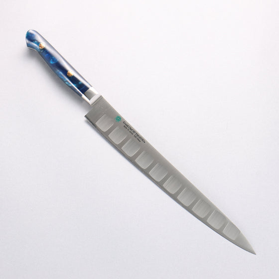 Sakai Takayuki Grand Chef SP Uddeholm Swedish stain-resistant steel Sujihiki Salmon 240mm SP Type III (Ocean) Handle - Seisuke Knife