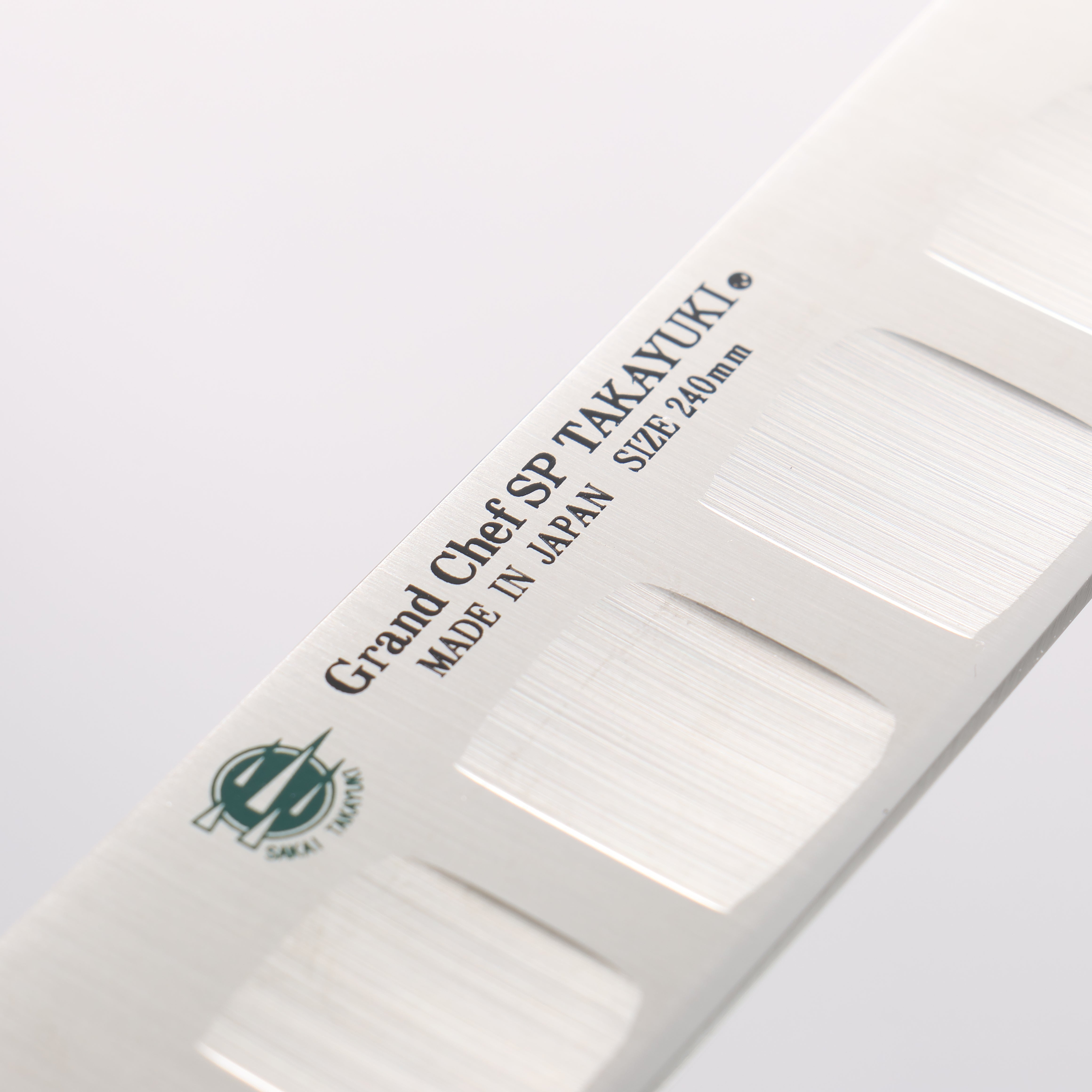 Sakai Takayuki Grand Chef SP Uddeholm Swedish stain-resistant steel Sujihiki Salmon 240mm SP Type III (Ocean) Handle - Seisuke Knife