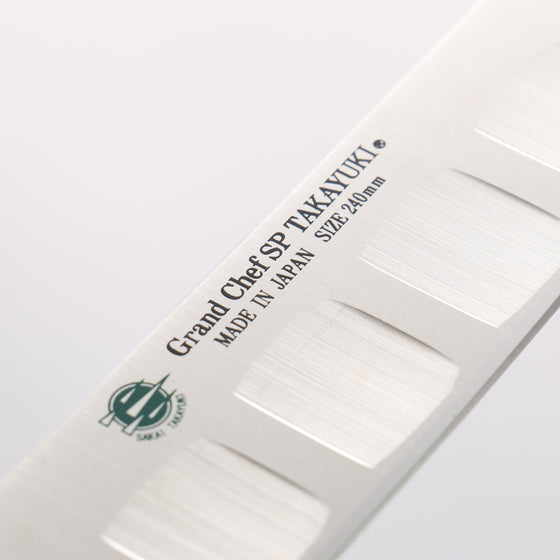 Sakai Takayuki Grand Chef SP Uddeholm Swedish stain-resistant steel Sujihiki Salmon 240mm SP Type III (Ocean) Handle - Seisuke Knife