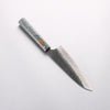 Yu Kurosaki Fujin V-Toku2 Hammered Black Finished Small Santoku 150mm Stabilized wood (With Acrylic Ring) Handle - Seisuke Knife - Slide 2