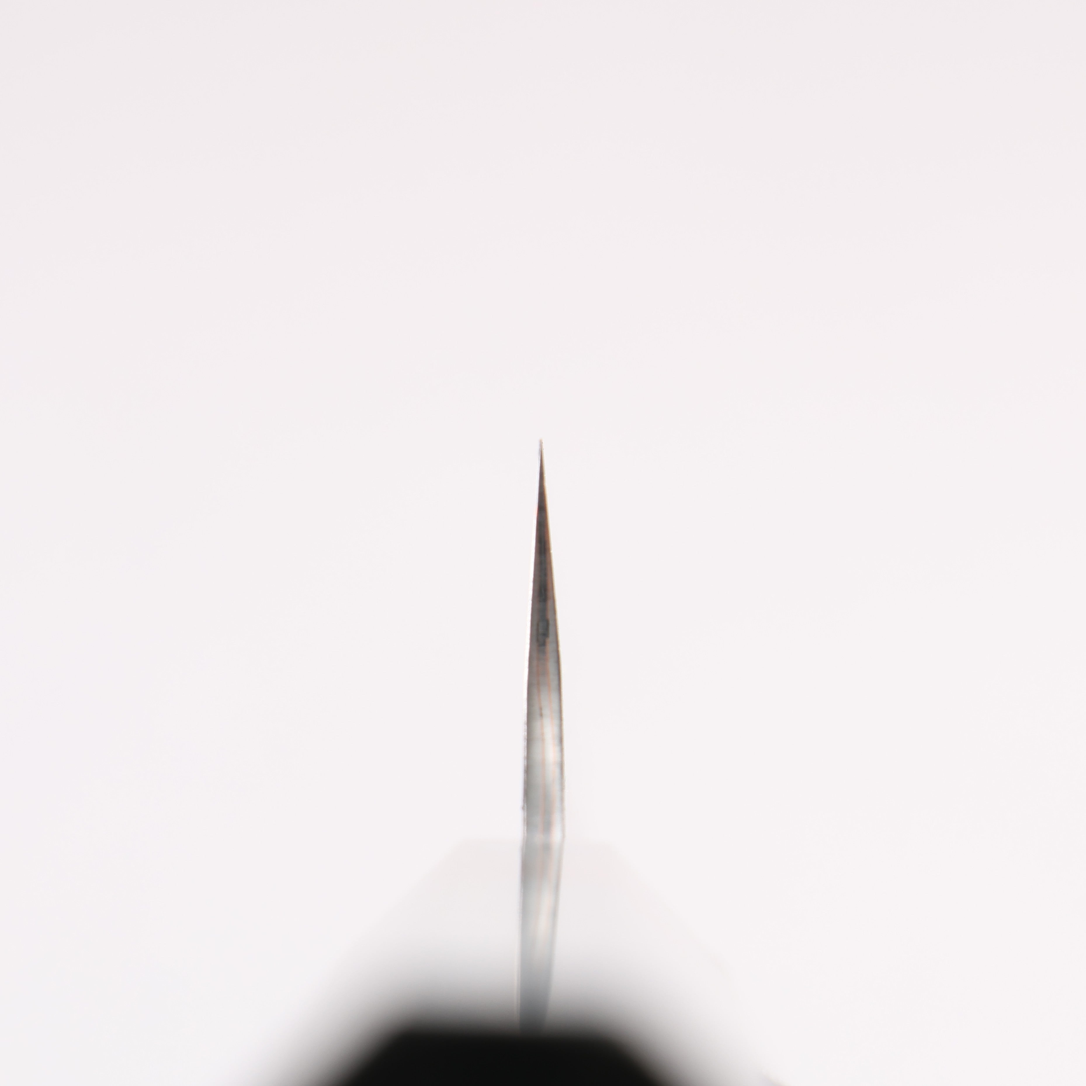 Yu Kurosaki Shizuku V-Toku2 Hammered Black Finished Petty-Utility 150mm Stabilized wood (With Acrylic Ring) Handle - Seisuke Knife