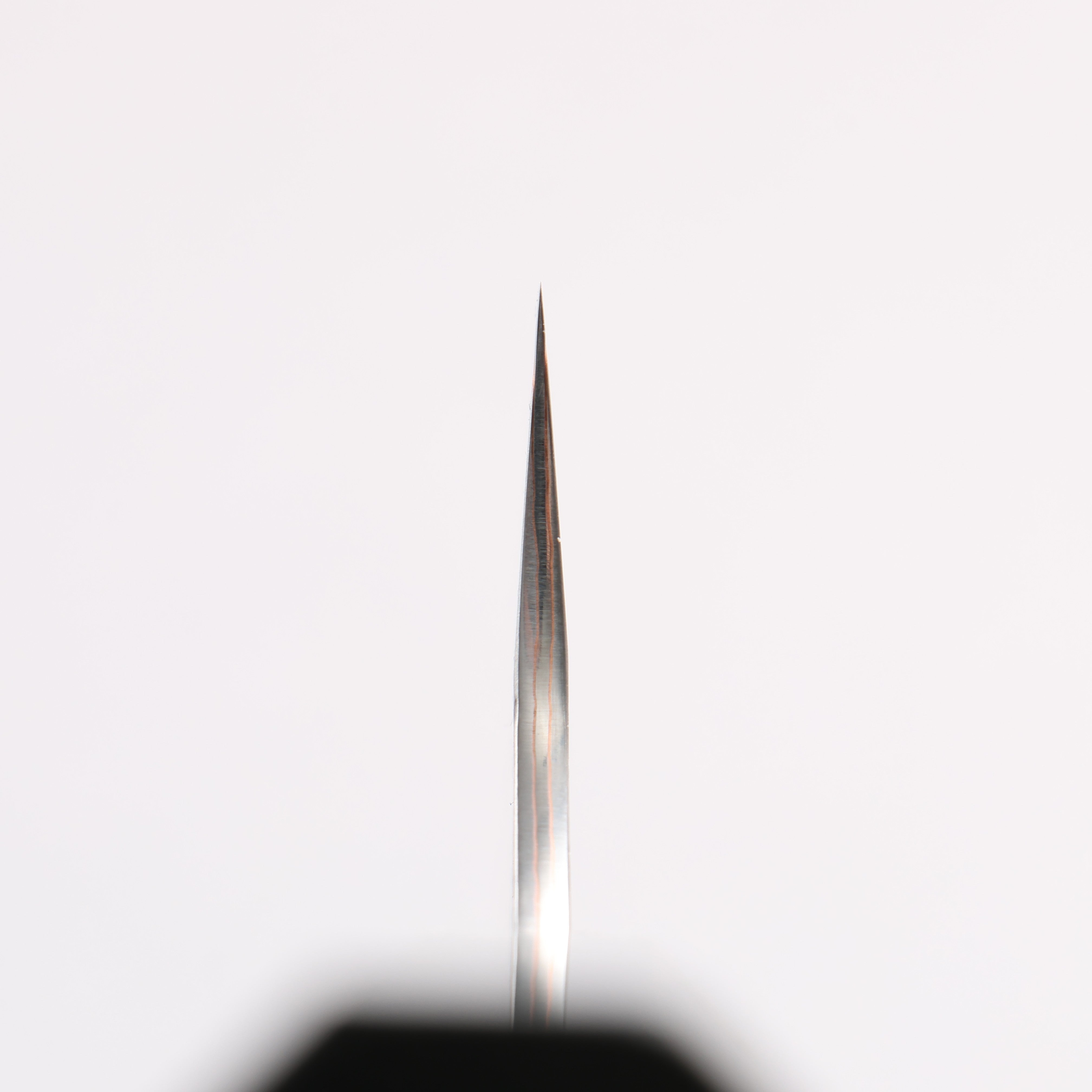 Yu Kurosaki Raijin V-Toku2 Hammered Black Finished Bunka 170mm Stabilized wood (With Acrylic Ring) Handle - Seisuke Knife