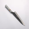 Yu Kurosaki Shizuku V-Toku2 Hammered Black Finished Gyuto 210mm Stabilized wood (With Acrylic Ring) Handle - Seisuke Knife - Slide 2