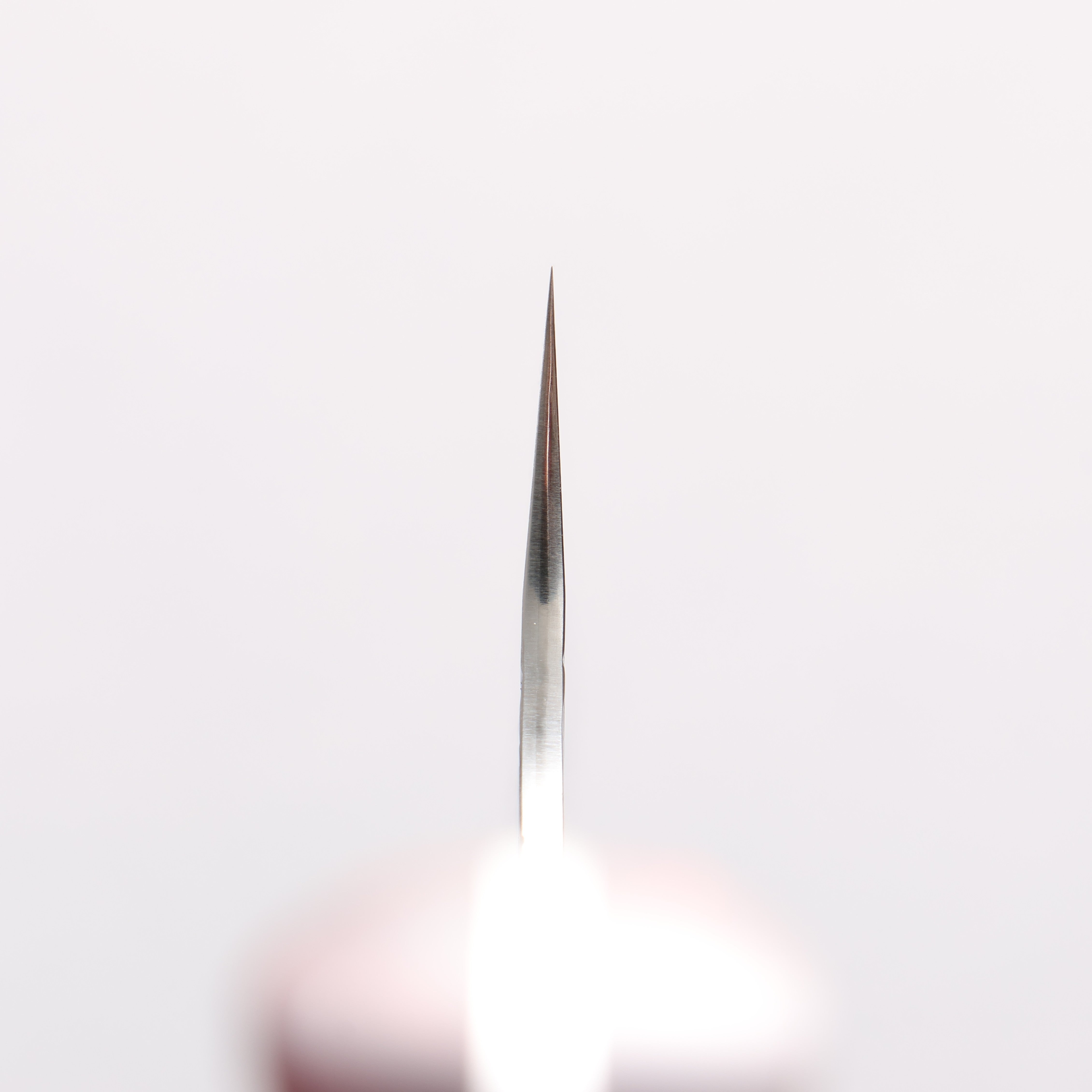 Yu Kurosaki Shizuku SG2 Hammered Damascus Bunka 170mm Red and Wood Pattern Acrylic Handle with Sheath - Seisuke Knife