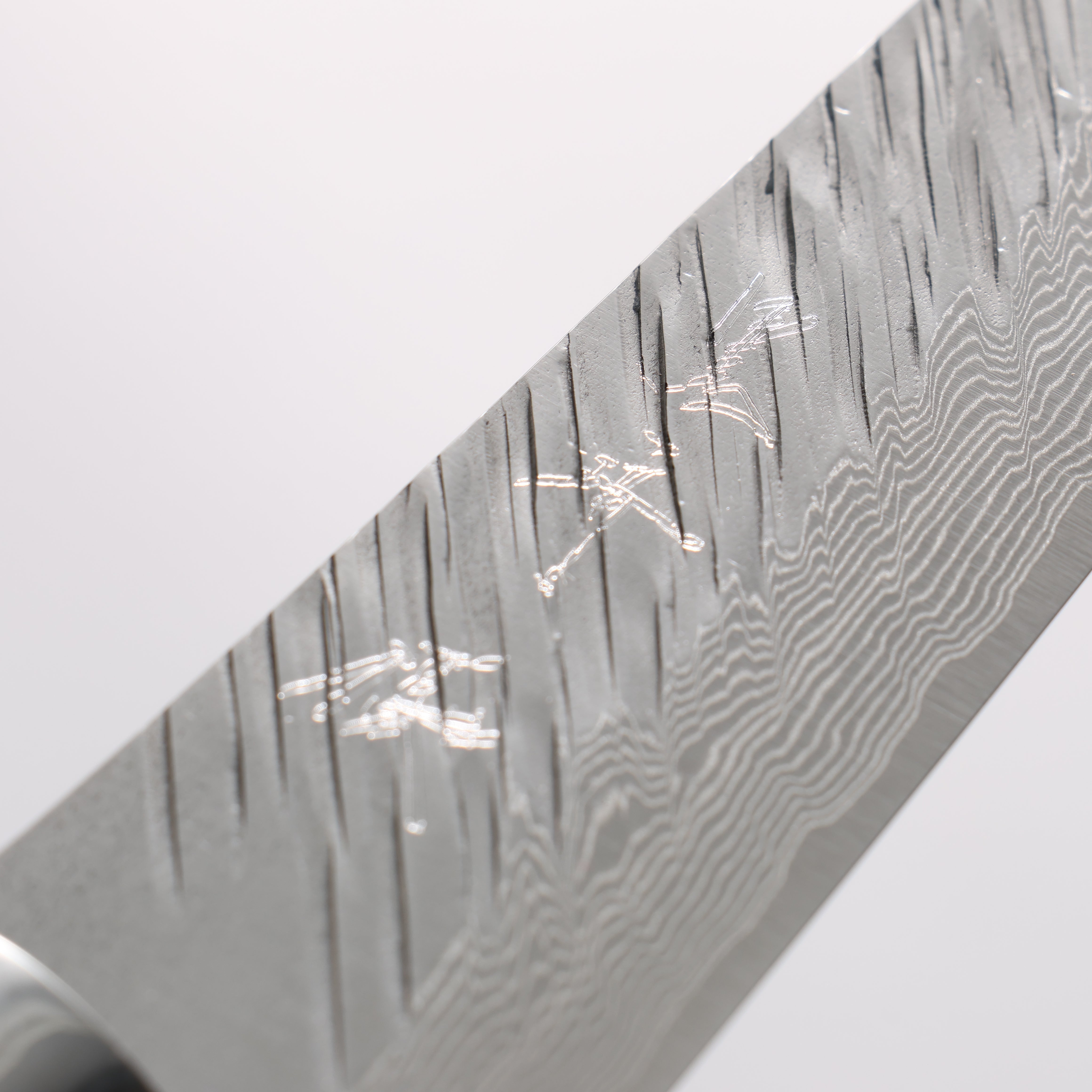 Yu Kurosaki Fujin SG2 Hammered Damascus Kiritsuke Petty-Utility 150mm Green and Wood Pattern Acrylic Handle - Seisuke Knife