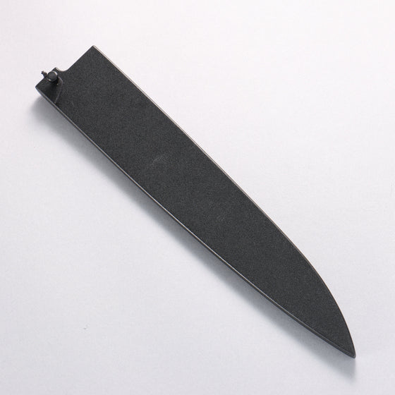 Yu Kurosaki Fujin SG2 Hammered Damascus Kiritsuke Sujihiki 240mm Green and Wood Pattern Acrylic Handle with Sheath - Seisuke Knife