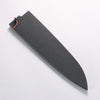 Yu Kurosaki Fujin SG2 Hammered Damascus Kiritsuke Gyuto 240mm Green and Wood Pattern Acrylic Handle with Sheath - Seisuke Knife - Slide 6