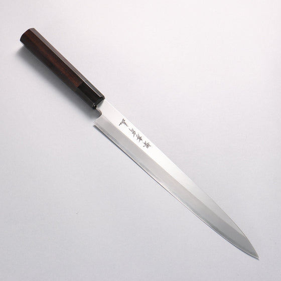 Sakai Takayuki Silver Steel No.3 Yanagiba 270mm Ebony Wood (ferrule: Black Water Buffalo Horn) Handle - Seisuke Knife