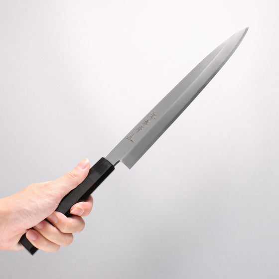 Sakai Takayuki Silver Steel No.3 Yanagiba 270mm Ebony Wood (ferrule: Black Water Buffalo Horn) Handle - Seisuke Knife