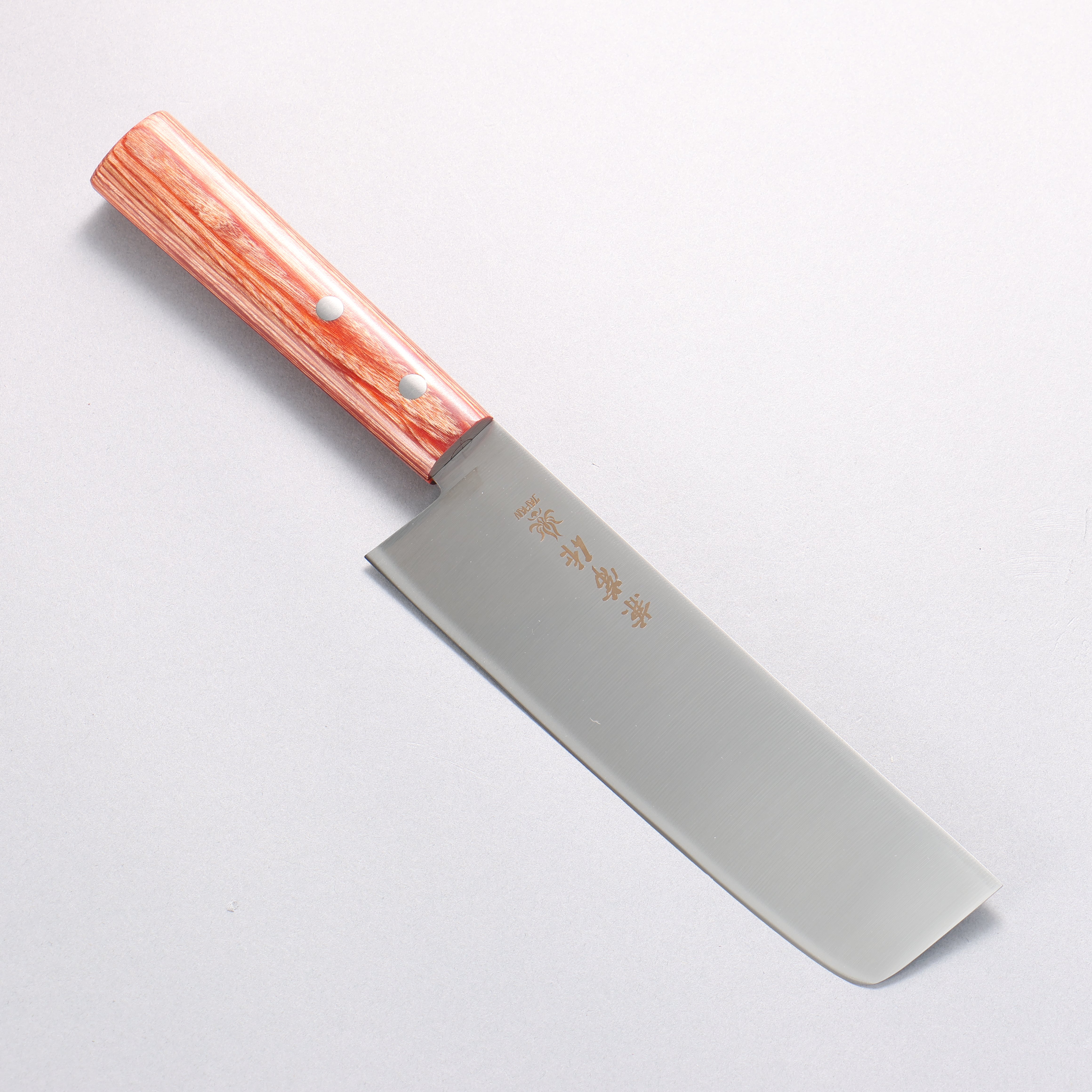 Kanetsune DSR-1K6 Usuba 165mm Red Pakka wood Handle - Seisuke Knife