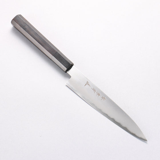 Sakai Takayuki Silver Steel No.3 Petty-Utility 150mm Ebony Wood Handle - Seisuke Knife