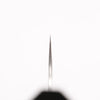 Yu Kurosaki Shizuku V-Toku2 Hammered Black Finished Small Santoku 150mm Stabilized wood (With Acrylic Ring) Handle - Seisuke Knife - Slide 5