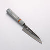 Yu Kurosaki Juhyo V-Toku2 Hammered Black Finished Petty-Utility 120mm Stabilized wood (With Acrylic Ring) Handle - Seisuke Knife - Slide 1