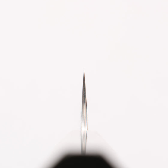 Yu Kurosaki Juhyo V-Toku2 Hammered Black Finished Petty-Utility 150mm Stabilized wood (With Acrylic Ring) Handle - Seisuke Knife