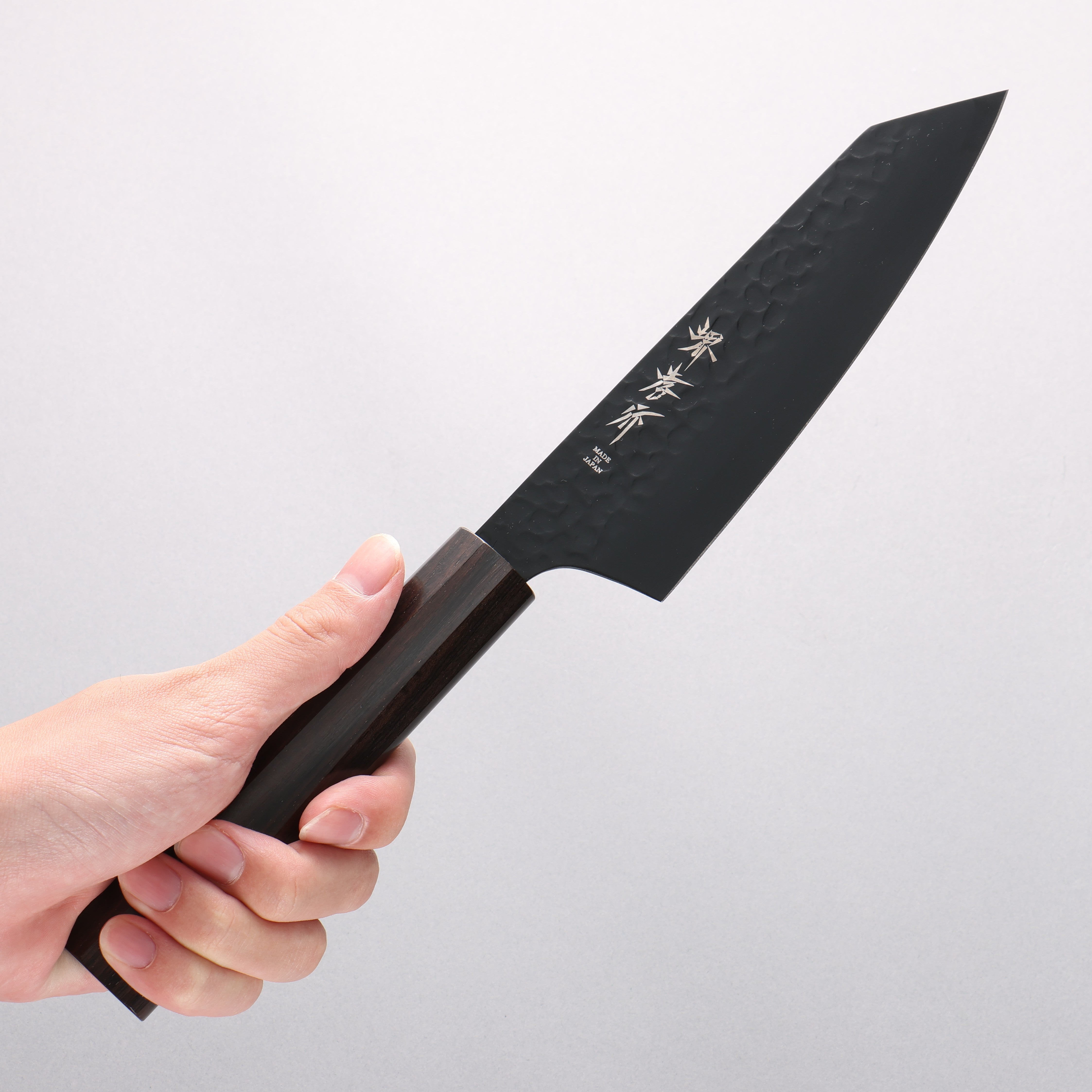 Sakai Takayuki Kurokage VG10 Kiritsuke Santoku 160mm Ebony Wood Handle - Seisuke Knife