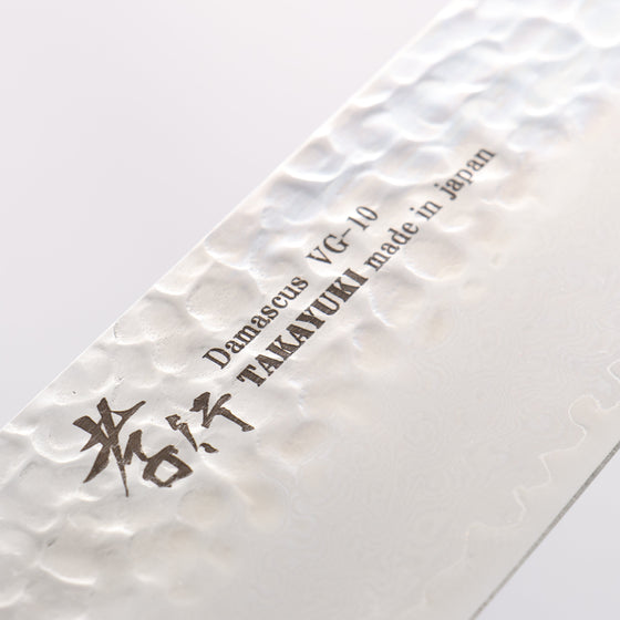 Sakai Takayuki Nanairo VG10 33 Layer Kengata Gyuto 190mm ABS resin(Turquoise tortoiseshell) Handle - Seisuke Knife